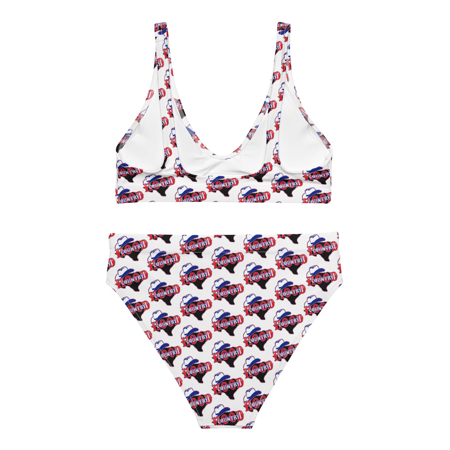 Recycled high-waisted bikini